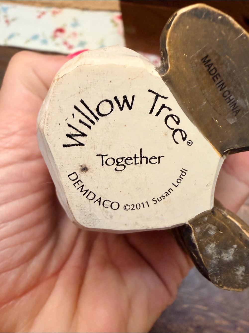 2011 Willow Tree by Susan Lordi "Together" Sculpted Hand-Painted Figurine 9" EUC - Picture 8 of 10